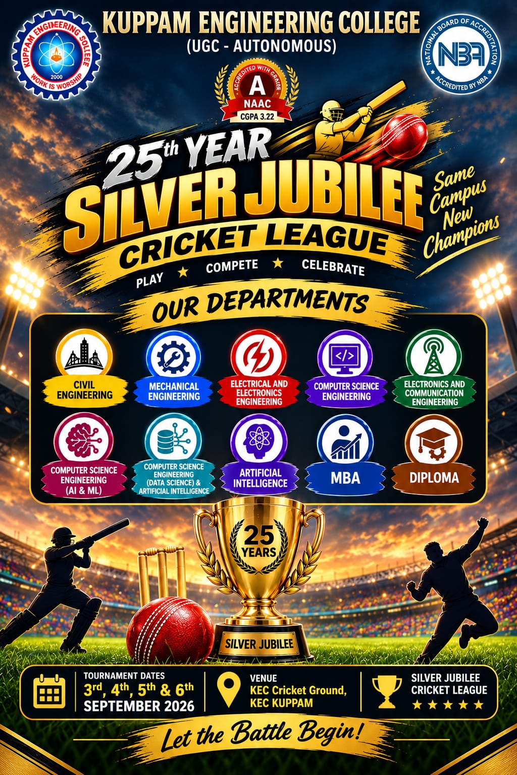 KEC SILVER JUBILEE CRICKET LEAGUE 2